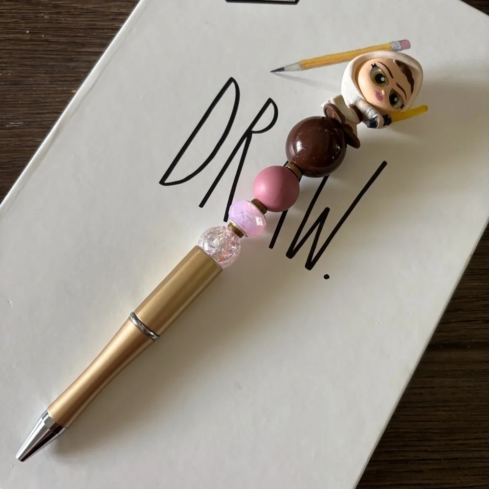 Disney Doorables: Star Wars: Rey handmade beaded pen